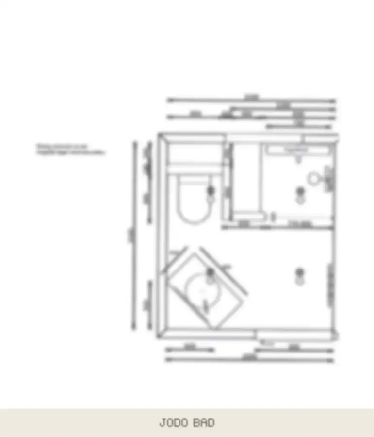 Safe preview of Compact bathroom with a diagonal vanity